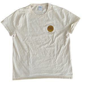 MEDIUM BEIGE SHORT SLEEVED COTTON TEE FROM KAUAI, HAWAII